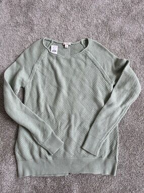 GAP Light Sage Knit Sweater Lightweight Pullover